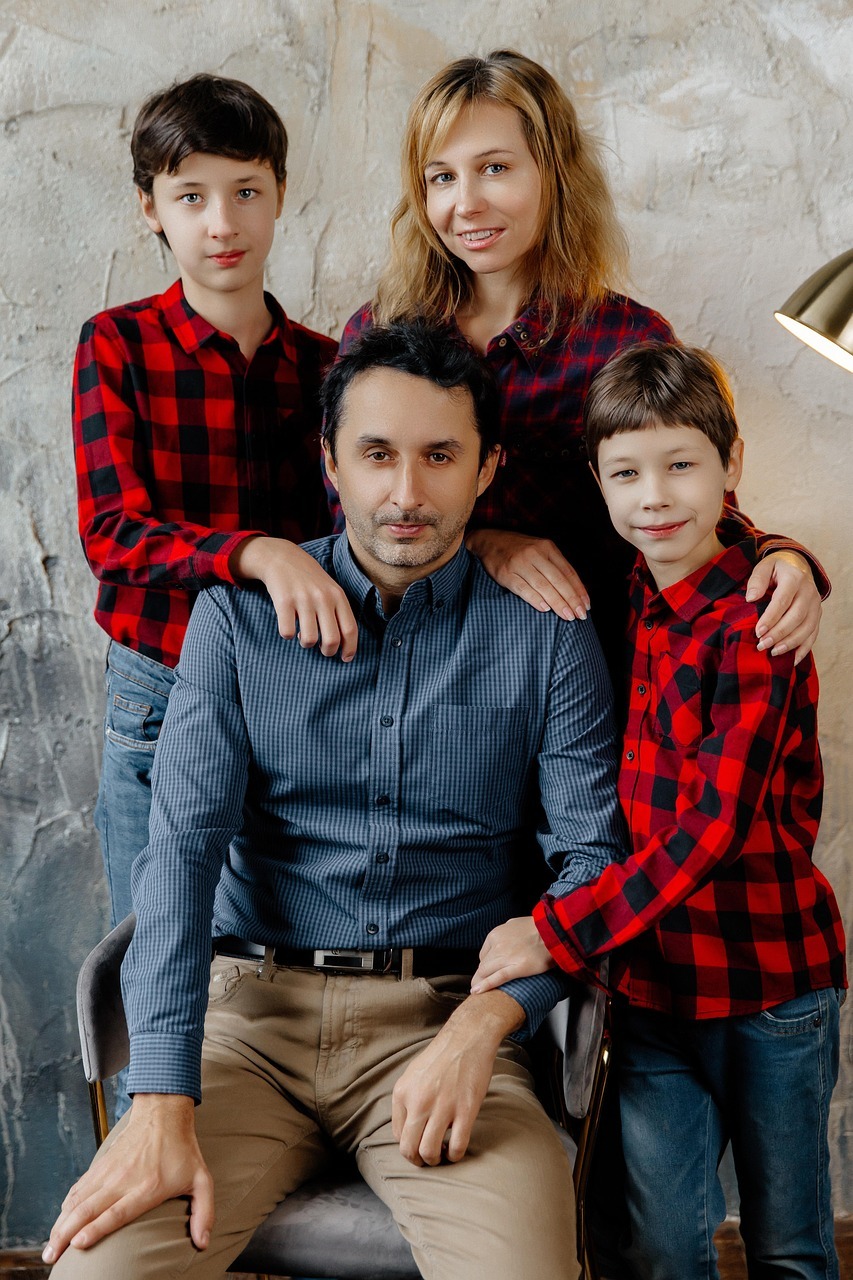 family, parents, kids, mom, dad, sons, family portrait, motherhood, family photo, boys, family photo, family photo, ready for DNA Test by DNA Test Solutions