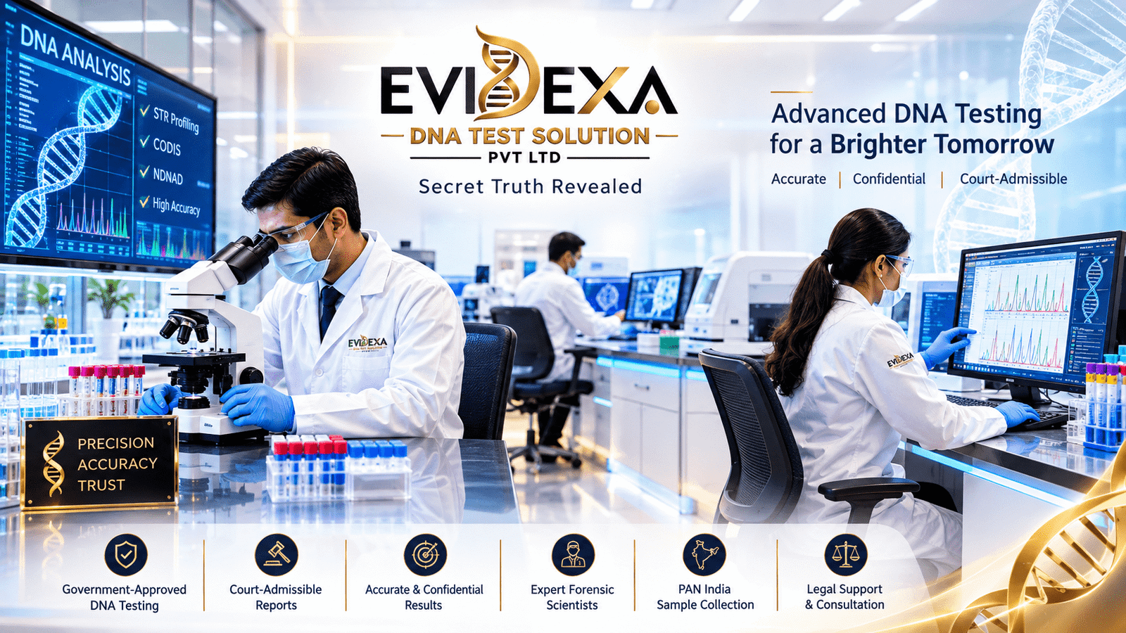 EVIDEXA DNA Test Solution Pvt Ltd Lab Image