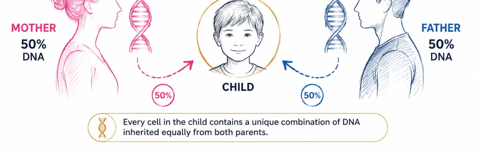 Paternity DNA test for peace of mind with father and child DNA testing